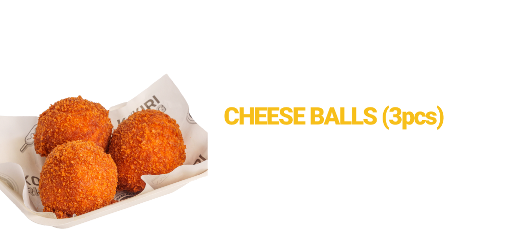 CHEESE BALLS (3pcs)